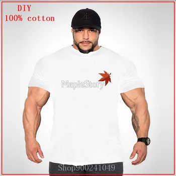 2020 Nye MapleStory Canada Print tshirt mænd Casual Sommer T-Shirt camisa Plus size Tee T-shirt, Løse Toppe hombre camiseta