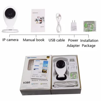1080P Hjem Sikkerhed IP-Kamera, Lyd Trådløs Mini Kamera nattesyn WiFi Kamera babyalarm