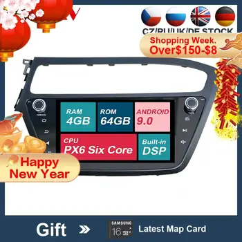 2 din Android 9.0 Car Multimedia afspiller Til Hyundai I20-2019 bil stereo radio GPS-navigation hovedenheden gratis kort autostereo