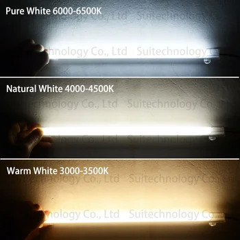 5pcs LED hårdt lys stribe AC220V Ikke har Brug for Driver 60cm Super lyse 72LEDs LED Bar Lys Til Showcase Lys display-kabinet Lys