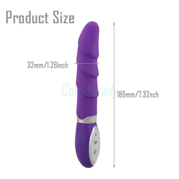 Kraftfuld 10 Frekvens G spot Vibrator Anal Dildo Massageapparat Vibratorer til Kvinder Erotiske Massager Sex Produkter Kvindelige Masturbator