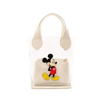 Disney ' s nye kvindelige taske mode Mickey print håndtaske mønt perse skuldertaske med stor kapacitet barn-mor taske