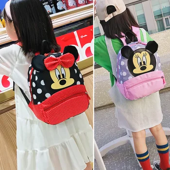 Disney Mickey&Minnie Børn Rygsække børnehave Skoletaske Kids Rygsæk Børn skoletasker Baby Piger Drenge Rygsække