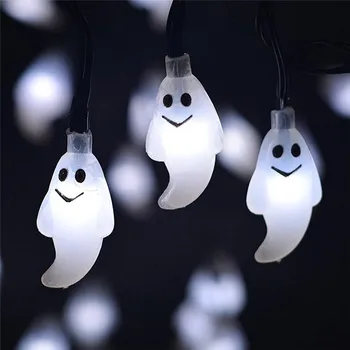 1,2 M 10LED Ghost String Lys Til Halloween Party Decor Halloween String Lys Engros-Gratis Fragt 0aug2#7T10