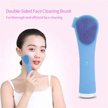 CkeyiN USB-Genopladelige Vask Facial Cleansing Ansigt Børste Silikone Deep Pore Rengøring Vandtæt Massage Bløde Rynke Remover