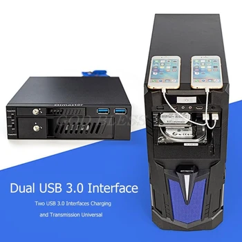 HR.-6203 2.5/3.5 Tommer internal HDD (Intern harddisk SSD Tilfælde Boks Dual USB Optisk Drev Mobile Rack Station Harddisk Kabinet, til Desktop PC