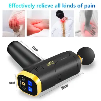 Massage pistol Slankende Forme Massageapparat Slappe af Støj Reduktion Design Elektriske Massageapparat