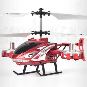 Nye helikopter Legering 2,4 G Fjernbetjening rc Quadcopter, med Farverige Lys Fuldt Dækket Head rc helikopter Toy model kid gaver