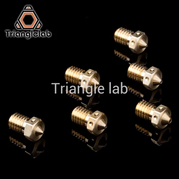 Trianglelab Top kvalitet V6 Dyse for 3D-printere er hotend 4stk/masse 3D-printer dyse til E3D hotend titan ekstruder prusa i3 mk3