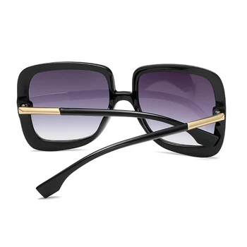 LongKeeper Mode Overdimensionerede Square Solbriller Kvinder 2020 Brand Designer Brune Solbriller Kvindelige Vintage Stor Ramme Nuancer