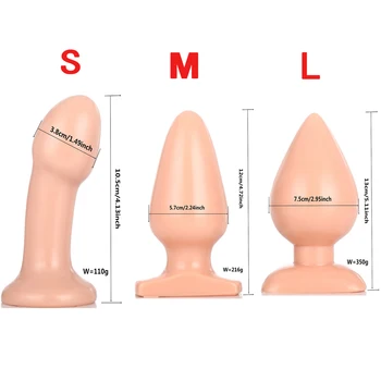 Adult Large Anal Sex Legetøj Enorme Størrelse Butt Plugs Prostata Massage Til Mænd, Kvinder Anus Udvidelse Stimulator Stor Anal Perler Sex Shop