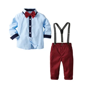 1-6 År Toddler Drenge Tøj, Børn Patchwork Tøj Fashion Trøje + Bukser Spædbarn Børn Kostume 4STK/Sæt Baby Tøj Sæt