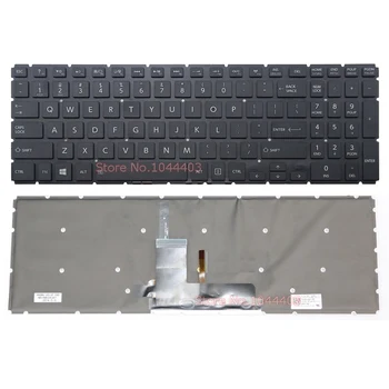 Ny Bærbar Tastatur til Toshiba Satellite P50-C P50T-C P55D-C P55-C P55T-C P55W-C-Serie Med Baggrundsbelyst