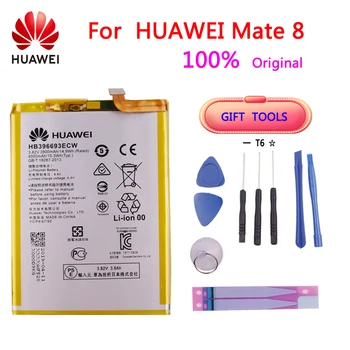 Original Batteri Til HUAWEI Mate 8 NXT-AL10 NXT-TL00 NXT-CL00 NXT-DL00 mate8 batteri HB396693ECW 3900mAh
