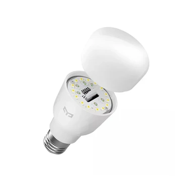 Yeelight 1S YLDP13YL E27 8.5 W RBGW Smart LED Pære Arbejde Med Homekit AC100-240V for Fjernsyn-Gulvtæppe Tabel Spotlight Lampe