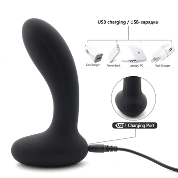 Nye Anal Vibrator Mandlige Prostata Massager Butt Plug Sex Legetøj til Kvinder, Vaginal Voksne Erotisk Masturbator Silikone Vibrator Dildo