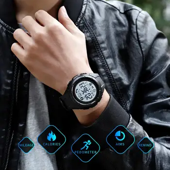 SKMEI 2020 Vandtæt Herre Ure Nye Mode Afslappet LED Digital Udendørs Sport Watch Mænd Multifunktions Bluetooth Håndled ure