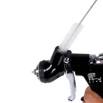 24-stykke Luft Maling Spray pistol Cleaning kit Airbrush Rengøring nål Børste