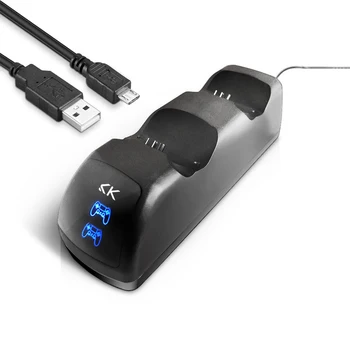 Oprindelige Nyeste Hurtig Oplader Dock Dual USB-opladeren til Sony PlayStation PS4 Controller Hurtig Oplader