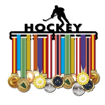 Hockey medalje bøjle Sport medalje display rack Medalje holder 40cm L for 32+ medaljer