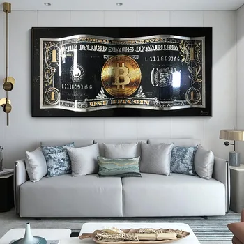 Monopol Dollar Kunst, Lærred, Plakat Og Print Kreative Penge 100 Dollars Billede Wall Decor Maleri Til Liviung Rummet