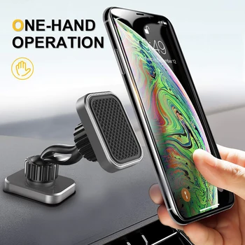 Universal magnetisk bil telefonholder magnet sæde runde autostol telefon tabel mobiltelefon holder stand For iPhone11 XS Pro Xiaomi