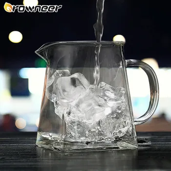 400/600ml Pladsen Filter Klar Tekande i Glas varmeandig Flytbare Te Iblødsætning Kaffefaciliteter Komfortable Håndtag Og Beholder Cup