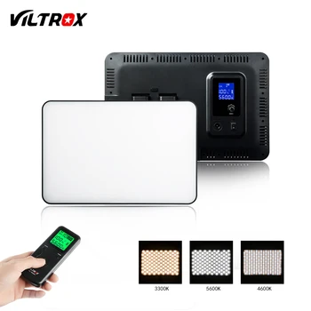 VILTROX 3/2pcs VL-400T 40W LED Video Lys Bi-color Dæmpbar Trådløse fjernbetjening Belysning Kit+75