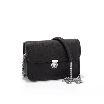 Mini-kæde tasker til kvinder ko læder skuldertaske nye luksus håndtasker, kvinder tasker designer små ægte læder crossbody tasker