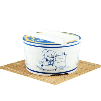 FGO Fate/Stay Night Altria Pendragon Sabel Cosplay Instant Noodle Bowl Service Anti-Skoldning Frokost Boks Med Skeen Spisepinde