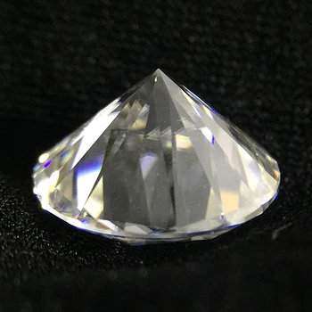 Runde Strålende Cut 0.5 ct Karat 5mm DF Farve Moissanite Løs Sten VVS1 Fremragende Skære Klasse Positiv Test Lab Diamant