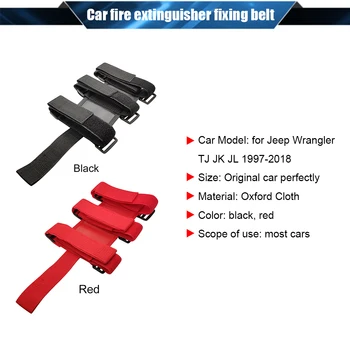 Oxford Bil Roll Bar brandslukker Stationære Indehaveren Stor og Lille Størrelse for Jeep Wrangler TJ JK JL 1997-2018 Bil Tilbehør