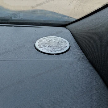 Lsrtw2017 Rustfrit Stål Bilens Instrumentbræt Sound Højttaler Panel Cover til Ford Kuga Undslippe 2019 2020 2021 Tilbehør Auto Mærkat