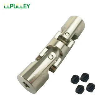LUPULLEY Model Metal Cardan Fælles Gimbal Koblinger Dobbelt kardanled 4 mm til 4 mm/5 mm til 5 mm/6 mm til 6 mm 1 STK