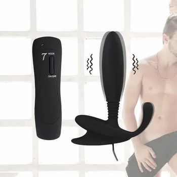 LOAEY Mandlige Prostata Massager Anal Vibrator Silikone 7 Hastighed Butt Plug Sex Legetøj Til Mænd Anal Legetøj Mandlige Masturbator For Voksne