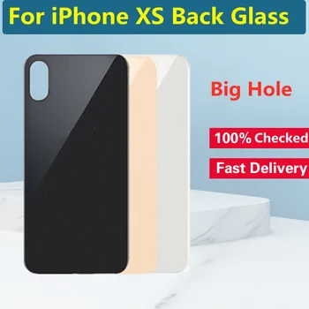 Tilbage Glas Til iphone XS Tilbage Boliger Batteri Dæksel Bag Døren Tilbage Glas Til iphoneXS bagpanel Boliger Udskiftning af dele