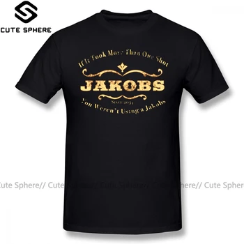 Borderlands T-Shirt Jakobs Våben T-Shirt Trykt Sjove t-Shirt kortærmet Sommer 100 Bomuld 4xl Herre Tshirt