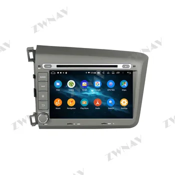 2 din Android 10.0 skærmen Car Multimedia afspiller Til Honda Civic 2012 BT video audio stereo radio GPS navi-hovedenheden auto stereo