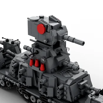 1211Pcs DIY-Kreative byggesten Forsamling MOC Militære Tank USSR KV-44 Superheavy Tank Model DIY Samling Stammer Toy Kits