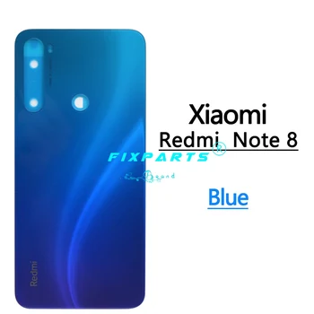 Tilbage Glas Til Xiaomi Redmi Note 8 Pro Batteri Cover Bemærk, 8T Note8 Pro Bag Glas Dør Tilfælde Panel for Redmi Note 8 bagcoveret