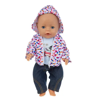 2020 Varm Jakke Dukke Tøj Passer til 17 tommer 43 cm Dukke Tøj Født Babyer Dukke Tøj Til Baby Fødselsdag Festival Gave