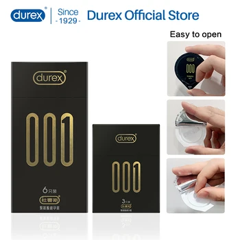 NYE Durex Kondomer 54mm 001 Polyurethan Ikke latex Usynlige Ultra Tynde penis Ærme For Voksne sex produkter Kondom