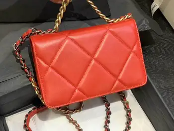 2020 luksus håndtaske design-19 tasker kvinder ' s Cross taske soft læder Mini mærke pung tyk kæde WOC kaviar skulder taske