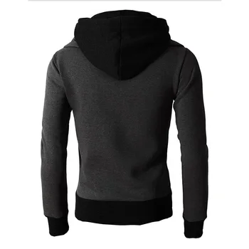 2020 Mænd grå Jakke Vinter Frakke Tøj Mænd, Sweatshirt trøjer Efteråret Casual solid farve plus size jakker