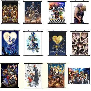 Kingdom Hearts Plakat Anime Legetøj Model Indretning Hjem Sora Riku Ventus Aua Væggen Rulle Handling Tal Collectible Brinquedos Figma