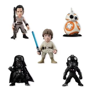 Disney Star Wars Darth Vader 5pcs/set, 2-6cm mini Action Figur Animationsfilm Dekoration Samling Figur Legetøj model til børn gave