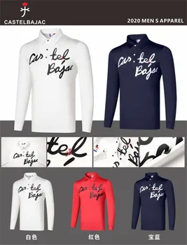 2020Q Mænds Sportstøj Lange Ærmer Golf T-Shirt 3colors Golf Tøj S-XXL Valg Fritid Golf Shirt Gratis Fragt