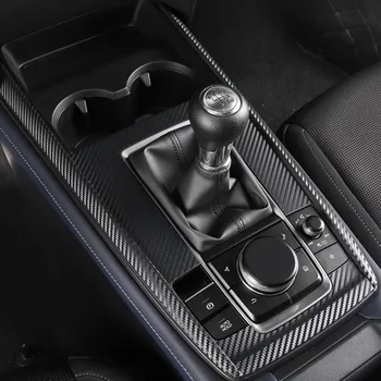 Bil Sticker til Mazda CX30 CX-30 2020 2021 Tilbehør Gear Shift Ramme Panel Membran Dekoration Dække Interiør Ændring