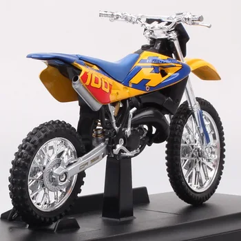 1:18 skala mini welly MIN HUSQVARNA CR 125 2004 motocross cykel model Diecasts & legetøjsbiler Enduro motorcykel snavs toy gave børn
