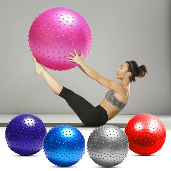 55cm 65cm Sports Yoga Bold Punkt Fitness Balance Fitball Træne Pilates Træning Pigtråd Massage Bold Fødende Gym Ball 45cm75cm